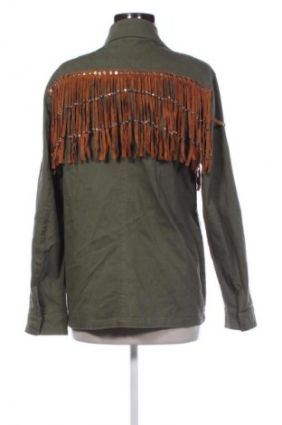 Дамска риза Zara, Размер M, Цвят Зелен, Цена 18,99 лв.