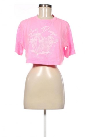 Γυναικείο t-shirt Bershka, Μέγεθος XS, Χρώμα Πολύχρωμο, Τιμή 8,69 €