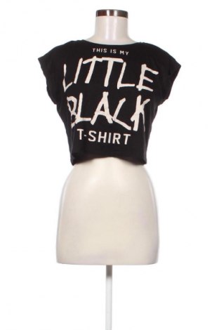 Tricou de femei Bershka, Mărime XS, Culoare Negru, Preț 44,74 Lei