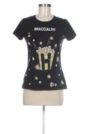 Damski T-shirt Braccialini, Rozmiar M, Kolor Czarny, Cena 238,37 zł
