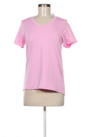 Γυναικείο t-shirt Calvin Klein, Μέγεθος S, Χρώμα Ρόζ , Τιμή 39,99 €