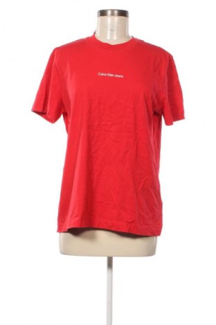 Dámske tričko Calvin Klein Jeans, Veľkosť XL, Farba Červená, Cena  35,95 €
