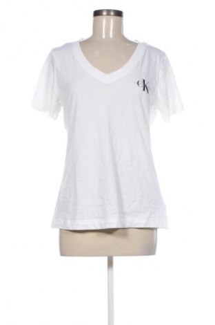 Γυναικείο t-shirt Calvin Klein Jeans, Μέγεθος XL, Χρώμα Λευκό, Τιμή 49,99 €