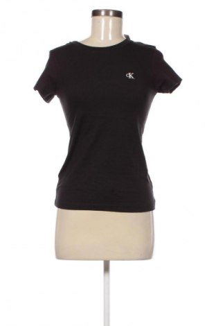 Γυναικείο t-shirt Calvin Klein Jeans, Μέγεθος XS, Χρώμα Μαύρο, Τιμή 49,99 €