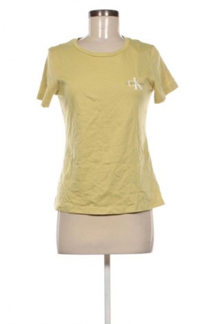 Γυναικείο t-shirt Calvin Klein Jeans, Μέγεθος M, Χρώμα Πράσινο, Τιμή 21,99 €