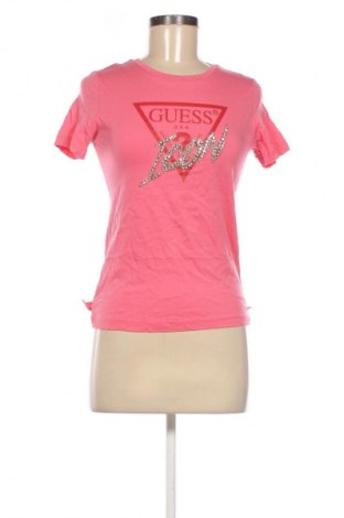 Дамска тениска Guess, Размер XS, Цвят Розов, Цена 37,99 лв.