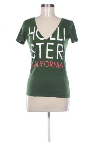 Damski T-shirt Hollister, Rozmiar M, Kolor Zielony, Cena 45,98 zł