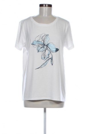 Γυναικείο t-shirt LC Waikiki, Μέγεθος L, Χρώμα Λευκό, Τιμή 11,25 €