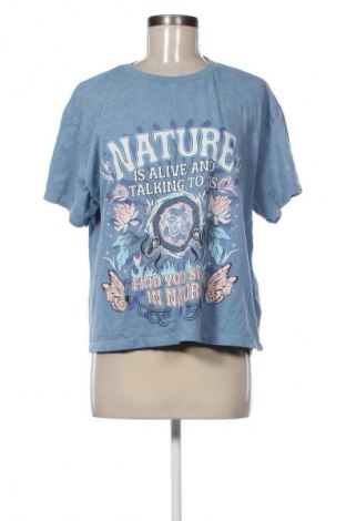 Damski T-shirt LCW, Rozmiar L, Kolor Niebieski, Cena 39,08 zł