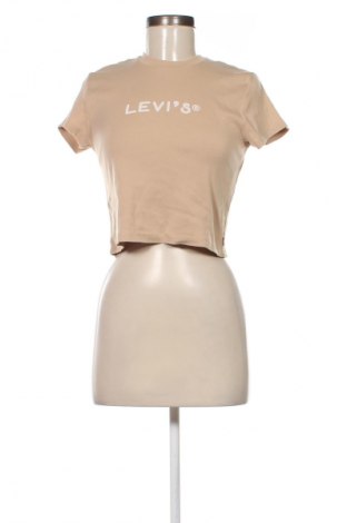 Damski T-shirt Levi's, Rozmiar M, Kolor Beżowy, Cena 62,11 zł