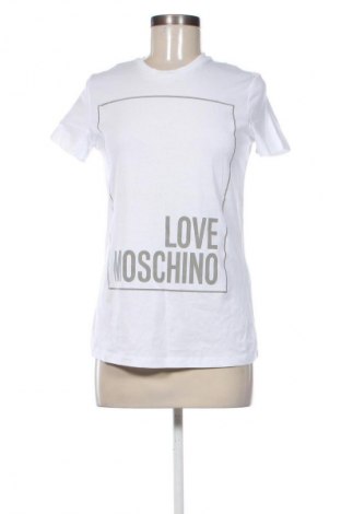 Дамска тениска Love Moschino, Размер XS, Цвят Бял, Цена 127,00 лв.