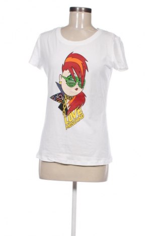 Дамска тениска Love Moschino, Размер XL, Цвят Бял, Цена 68,00 лв.