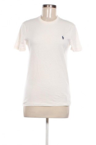 Damski T-shirt Polo Ralph Lauren, Rozmiar XS, Kolor ecru, Cena 479,99 zł