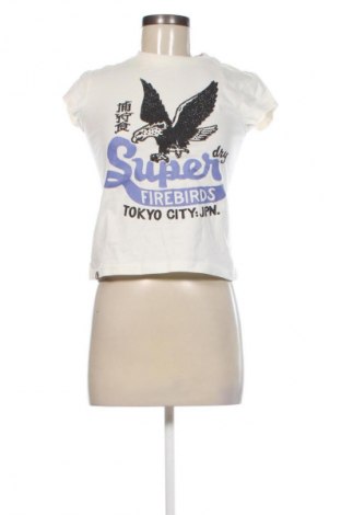 Γυναικείο t-shirt Superdry, Μέγεθος S, Χρώμα Λευκό, Τιμή 20,99 €