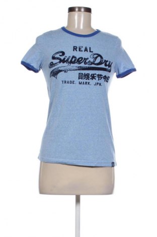 Damen T-Shirt Superdry, Größe XS, Farbe Blau, Preis 9,14 €