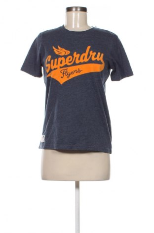 Damen T-Shirt Superdry, Größe S, Farbe Blau, Preis 13,72 €