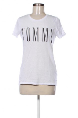 Damski T-shirt Tommy Hilfiger, Rozmiar XS, Kolor Biały, Cena 76,40 zł