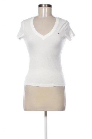 Női póló Tommy Jeans, Méret S, Szín Fehér, Ár 20 769 Ft