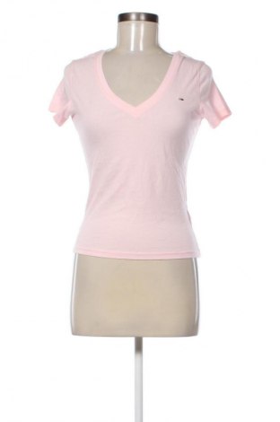 Γυναικείο t-shirt Tommy Jeans, Μέγεθος S, Χρώμα Ρόζ , Τιμή 49,99 €