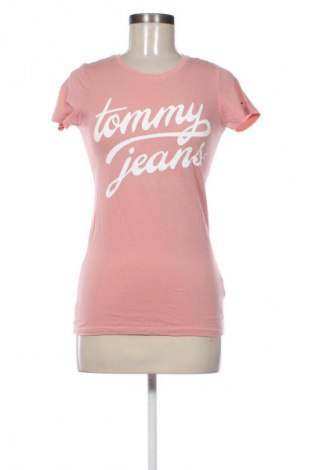 Damen T-Shirt Tommy Jeans, Größe S, Farbe Rosa, Preis 17,00 €