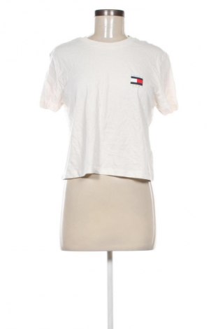 Γυναικείο t-shirt Tommy Jeans, Μέγεθος L, Χρώμα  Μπέζ, Τιμή 39,99 €