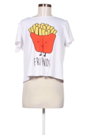 Γυναικείο t-shirt Unbranded, Μέγεθος L, Χρώμα Λευκό, Τιμή 9,00 €