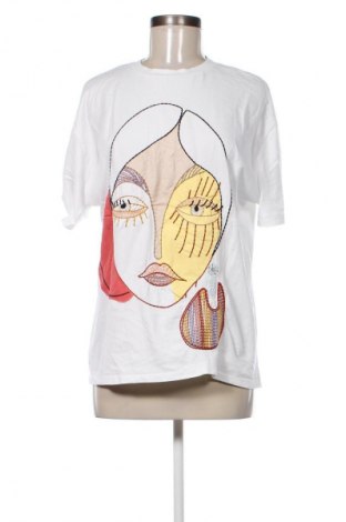 Damen T-Shirt Zara, Größe S, Farbe Mehrfarbig, Preis € 6,14