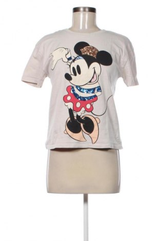 Γυναικείο t-shirt Zara, Μέγεθος S, Χρώμα  Μπέζ, Τιμή 4,99 €