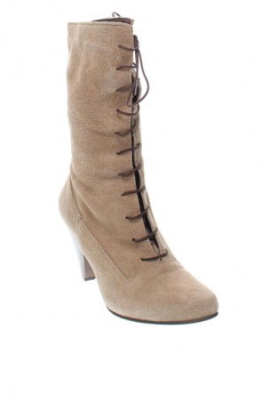 Damen Stiefeletten Heine, Größe 38, Farbe Beige, Preis € 100,00