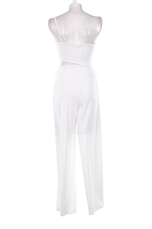 Salopetă lungă de damă Stradivarius, Mărime S, Culoare Alb, Preț 126,40 Lei