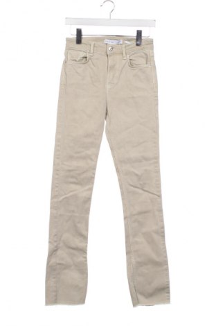 Dámske džínsy  Bershka, Veľkosť XS, Farba Béžová, Cena  9,95 €