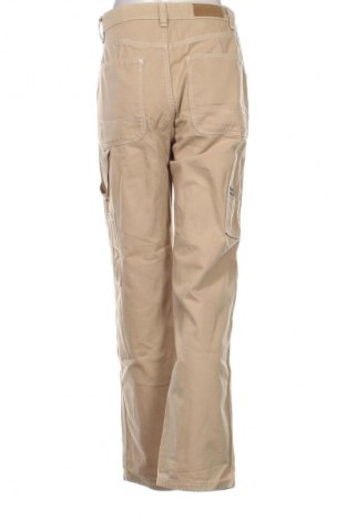 Damskie jeansy Bershka, Rozmiar M, Kolor Beżowy, Cena 66,39 zł
