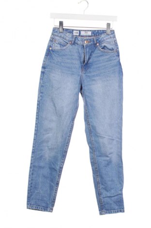 Blugi de femei Bershka, Mărime XXS, Culoare Albastru, Preț 26,32 Lei