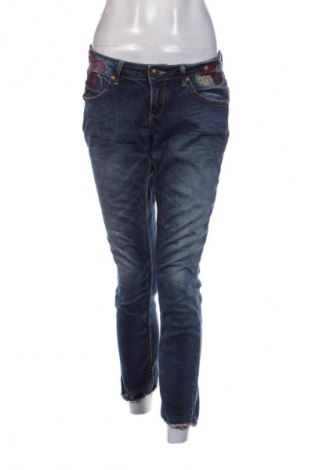 Damskie jeansy Desigual, Rozmiar M, Kolor Niebieski, Cena 172,09 zł