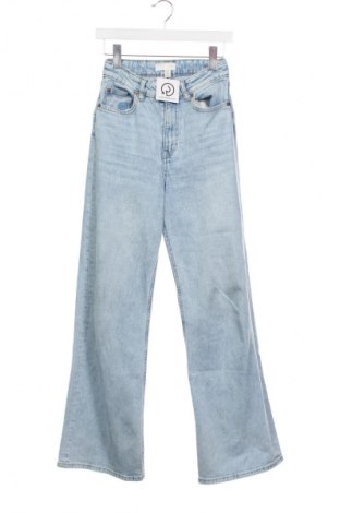 Dámske džínsy  H&M, Veľkosť XS, Farba Modrá, Cena  14,83 €