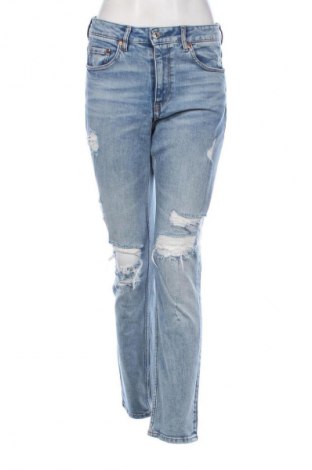 Blugi de femei H&M, Mărime L, Culoare Albastru, Preț 77,17 Lei