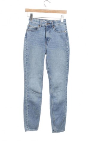 Damskie jeansy H&M, Rozmiar XS, Kolor Niebieski, Cena 43,99 zł