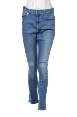 Blugi de femei H&M, Mărime XL, Culoare Albastru, Preț 57,89 Lei