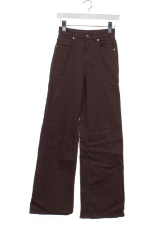 Dámské džíny  H&M Divided, Velikost XS, Barva Hnědá, Cena  349,00 Kč