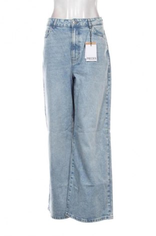Női farmernadrág Pieces, Méret L, Szín Kék, Ár 20 769 Ft