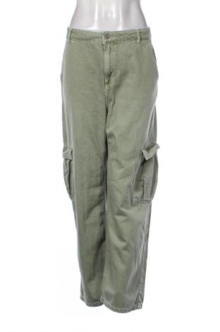 Дамски дънки Promod, Размер L, Цвят Зелен, Цена 27,99 лв.