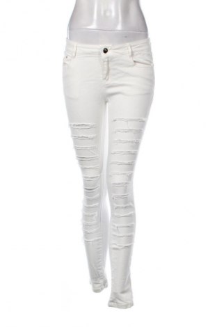 Дамски дънки Regular Denim, Размер S, Цвят Бял, Цена 29,00 лв.