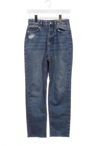 Damskie jeansy Sinsay, Rozmiar XS, Kolor Niebieski, Cena 43,99 zł
