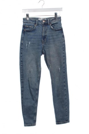 Blugi de femei Stradivarius, Mărime S, Culoare Albastru, Preț 76,00 Lei
