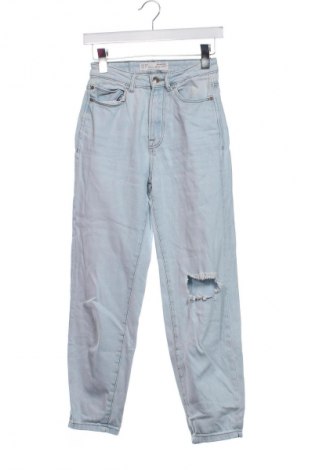 Damskie jeansy Stradivarius, Rozmiar XS, Kolor Niebieski, Cena 66,67 zł