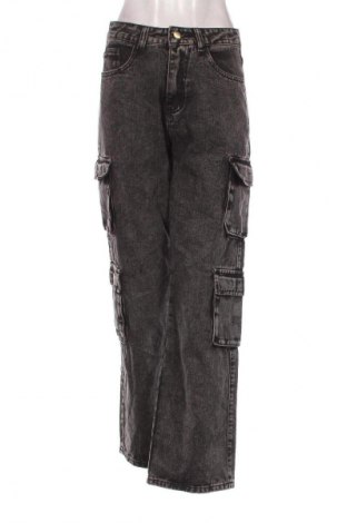 Damskie jeansy Unbranded, Rozmiar S, Kolor Szary, Cena 58,99 zł