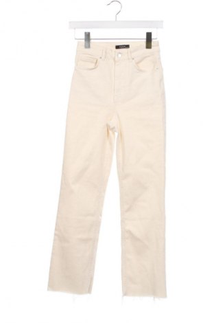 Damskie jeansy Xside, Rozmiar XXS, Kolor ecru, Cena 80,46 zł