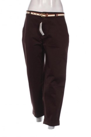 Дамски дънки Zara, Размер M, Цвят Кафяв, Цена 61,94 лв.