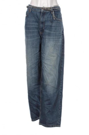 Blugi de femei Zara, Mărime XL, Culoare Albastru, Preț 102,99 Lei