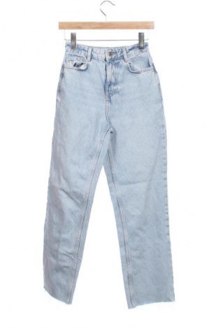 Blugi de femei Zara, Mărime XXS, Culoare Albastru, Preț 71,05 Lei